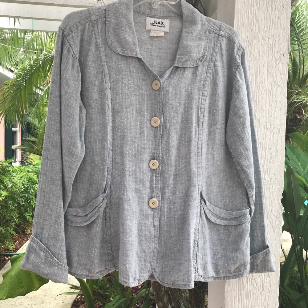 FLAX by Jean Engleheart Soft and Comfy Blazer